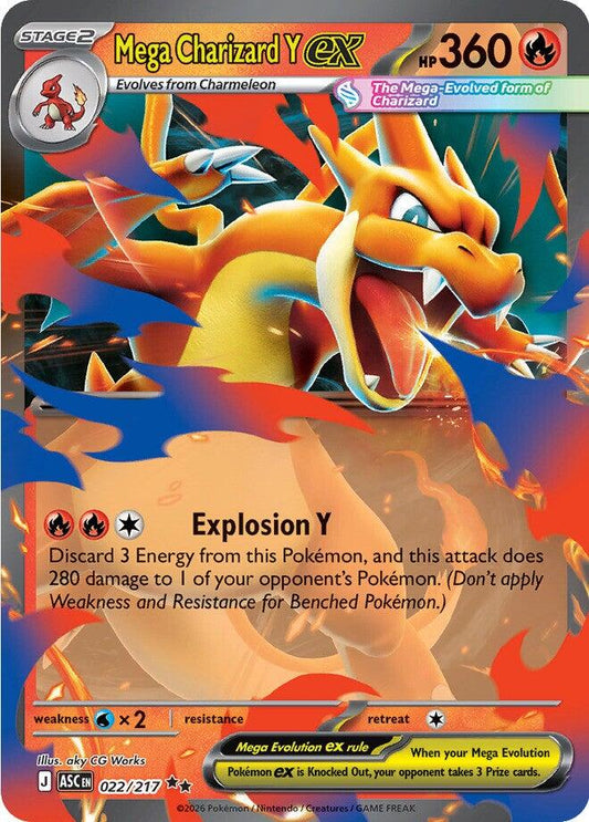 Mega Charizard Y ex - 022/217