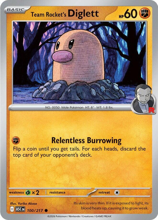 Team Rocket's Diglett